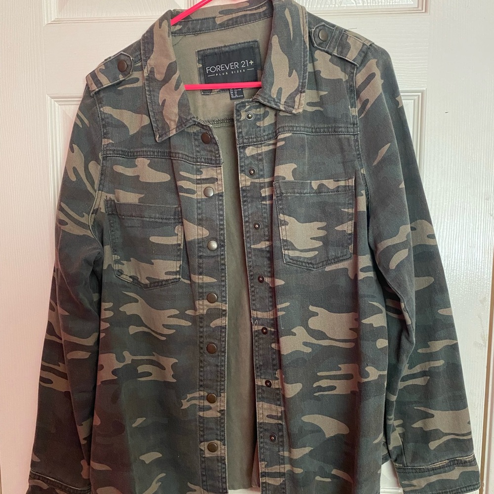 Camo Outerwear Jacket
